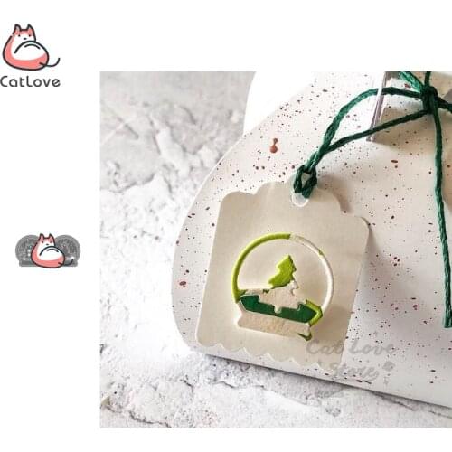 House Tree Circle Metal Cutting Dies Scrapbooking Stencil Die Cuts Card Making DIY Decorative Craft Embossing New Dies For 2019