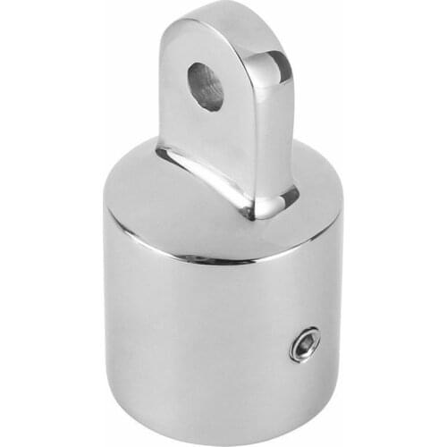 316 Marine Stainless Steel 3/4'' Two Eye End Cap Bimini Top Fitting / Hardware