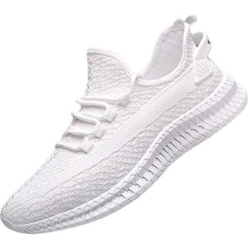 YSHUNIJ 2021 New Mens Shoes Summer Casual Shoes Mens Trend Joker Sports Shoes Mens Shoes Fly Woven Breathable Mesh Shoes