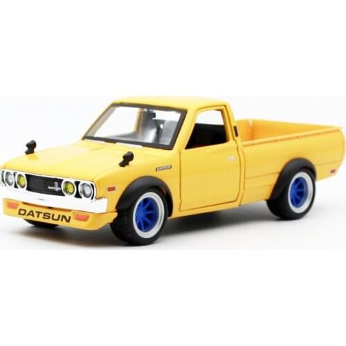 New product 1:24 Datsun1973 620 alloy pickup truck model,high-quality simulation car decoration,hot wholesale