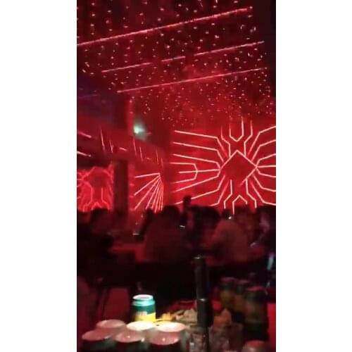 2W 3W DMX RGB Animation Laser Projector Scanner Professional Stage Lighting DJ Disco Bar Club Party Wedding Effect