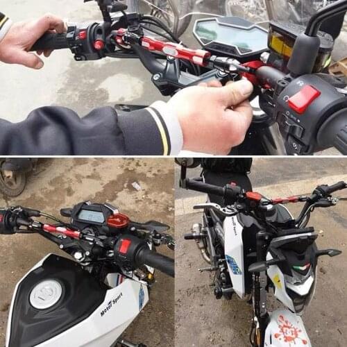 Motorcycle tie rod. Upgraded mobile phone bracket 22 mm, 7 / 8 inch, reinforcement for KTM 350EXC-F SIX DAYS 400XC-W 400EX