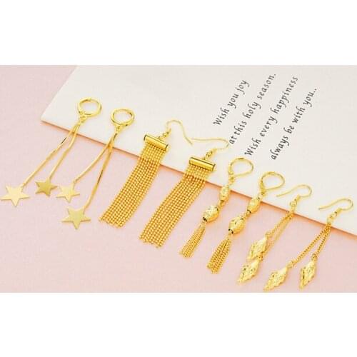 NATURAL REAL GREEN PREHNITE DROP EARRING PER JEWELRY 0.9CT *2PCS GEMSTONE 925 STERLING SILVER FINE JEWELRY T294010