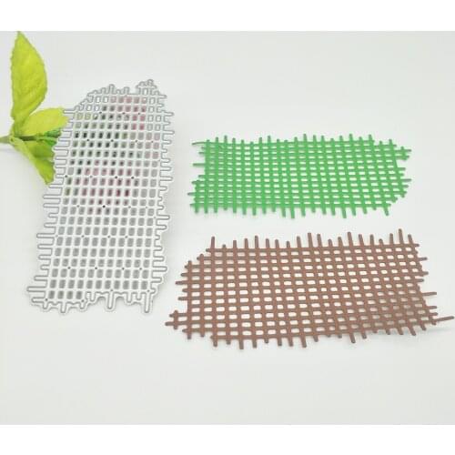 Grid, small square mesh metal die-cut paper crafts, scrapbooks, cardboard, photo albums, greeting cards DIY decoration