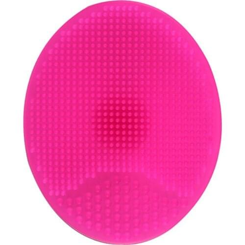 2Pcs Spa Silicone Beauty Wash Pad Skin Scrub Cleaning Pad Wash Face Facial Exfoliating Brush Cleanser Tool