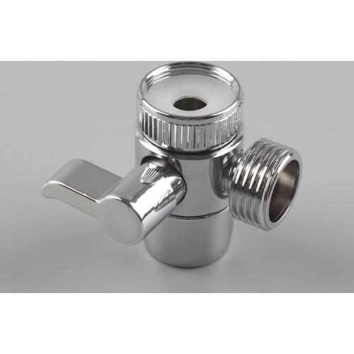 Bathroom Basin Faucet Brass Diverter Valve Washing Machine Water Inlet Hose Connector M22*1 To G1/2'' Thread Tee Tap Adapter