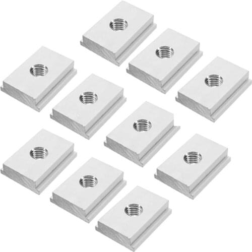 Special Sliding Block For Woodworking T-slot Chute-m8 Tools 10pcs Router Chute Rail Special Accessories Wood Working Set