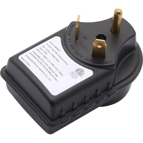 50A/250V RV Surge Adapter for Travel Trailers Motorhomes RV Surge Protector RV Circuit Analyzer Car Goods Car Accessories