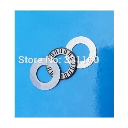 Thrust needle roller bearing with two washers NTA613+2TRA613 Size is 9.52*20.62* ( 1.984+2*0.8 ) mm,TC613