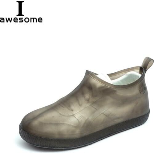 Waterproof Shoes Cover For Men Women Kids Quality Non-slip Rain Shoes Cover Shoes Elastic Reusable Boots Overshoes Disposable