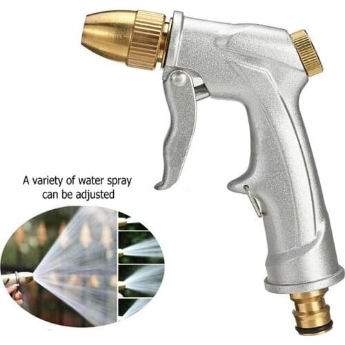 High Pressure Car Wash Water Sprayer Cars Washer Gun Head Car Wash Maintenance Nozzle Brass Garden Hose Pipe for Lawn flowers