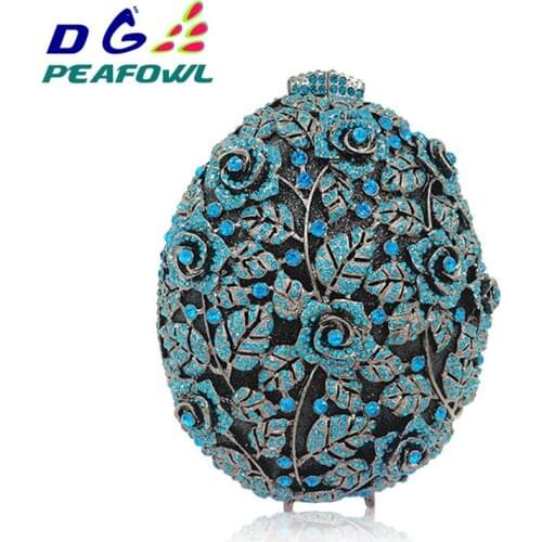 Flower Hollow Out Diamond Female Bags Evening 2019 Fashion Wallets Package Carry Bag Travel Toiletry Bag Wedding Garment Clutch