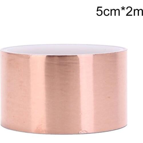 1pc Guitar Pickup5cm x 2m or 5cm*1.8m Copper Foil EMI Shielding Tape
