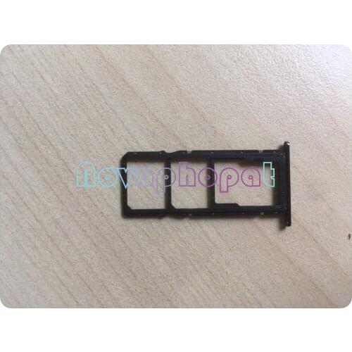Novaphopat For Huawei Y6 2018 / Enjoy 8E SIM Card Tray Holder Micro SD Slot Socket Adapter Replacement ; 10pcs/lot
