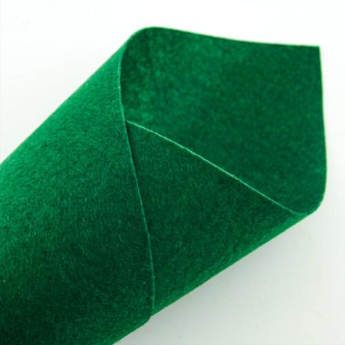 100% Polyester for Tradmarks Shoes Materials Accessories Gifts and Premiums Embroidery Dark Green Colour Nonwoven Felt Fabric