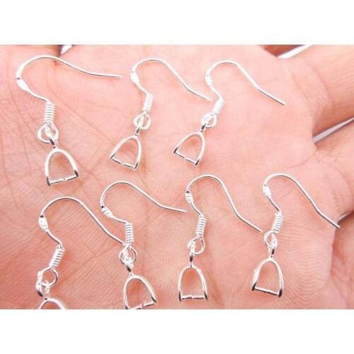 100pcs/lot DIY Earring Findings Earrings Clasps Hooks Fittings DIY Jewelry Making Accessories 925 Hook Earwire Jewelry