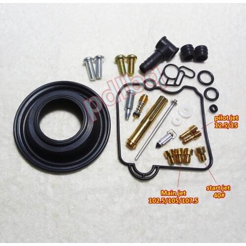 Bandit 250 (GSF250) GJ74A Mikuni carburetor repair kit With Jet needle (J.N.) and Needle jet (N.J.) And rubber kit