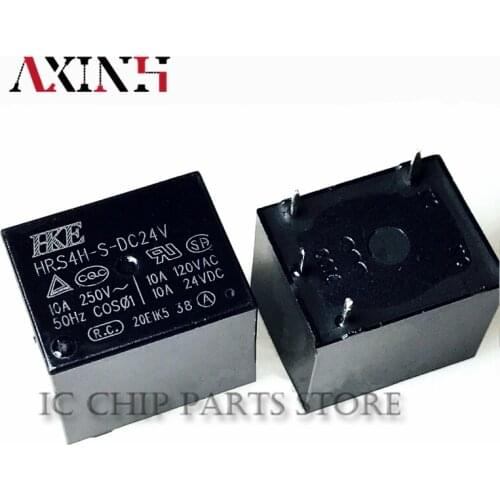 5pcs/lot HKE Auto relay CMA51H-S-DC24V-A 4PIN 24V T73/10A 100% new original relay in stock