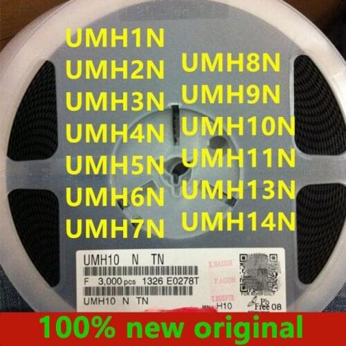 50PCS UMH1N UMH2N UMH3N UMH5N UMH6N UMH7N UMH8N UMH9N UMH10N UMH11N UMH13N UMH14N Marking H1 H2 H3 H4 H5 H6 H7 H8 H9 H10 SC-88