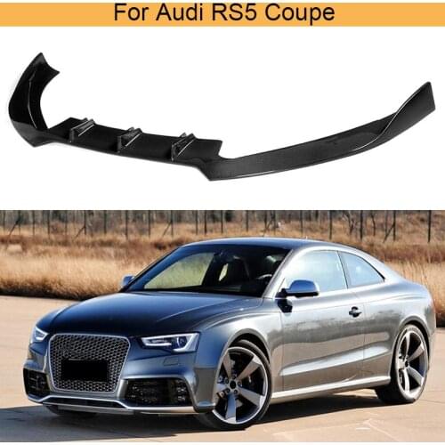 Carbon Fiber Front Bumper Lip For 2012-2015 Audi RS5 Coupe 2-Door Bumper Protector Cover Car bumper Lip in Bumpers