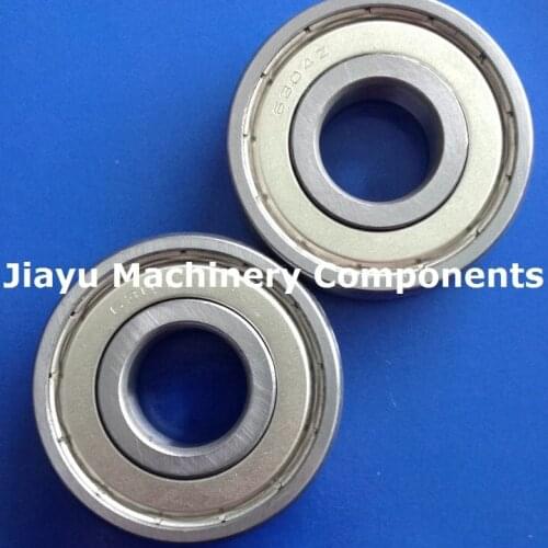Free Shipping 2 PCS 6304ZZ Bearings 25x52x15 Radial Ball Bearings 6304-2Z