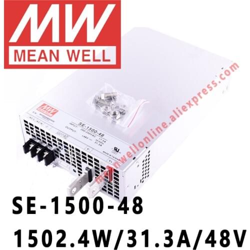 SE-1500-48 Mean Well 1502.4W/31.3A/48V DC Single Output Power Supply meanwell online store