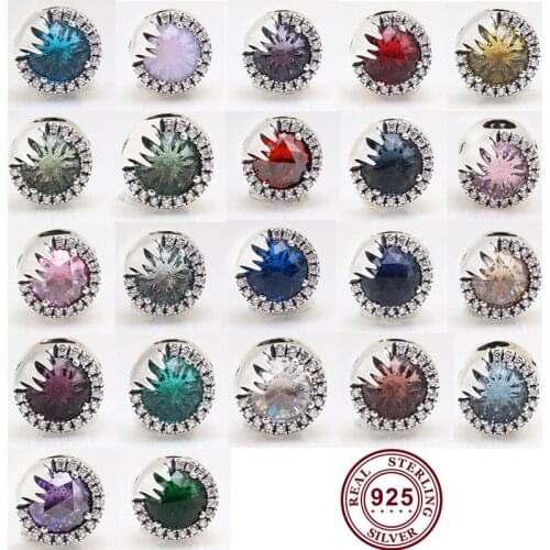Authentic 925 Sterling Silver Beads New Frozen Fashion Cats Eye Beads Fit Original Pandora Bracelet For Women Diy Jewelry