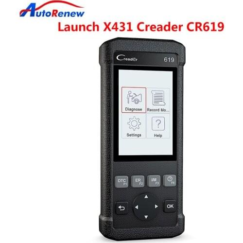 LAUNCH Airbag SRS Scanner CR619 OBD2 Engine Code Reader OBD 2 Diagnostic Tool Auto Scanner ABS Diagnose Tool Free Update