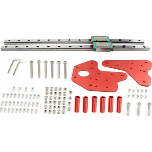 For Ender-3 Ender-3 Pro Dual Z Axis Linear Rails with Backboard Kit forEnder-3 V2 3D Printed Parts Accessories