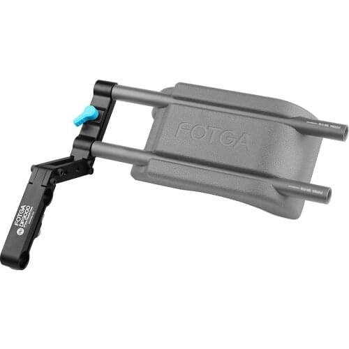 Fotga DP3000 Offset Raiser Z-Shape Railblock Clamp Mount Bracket for 15mm Standard Rail Rod Camera Rig Shoulder Rigs