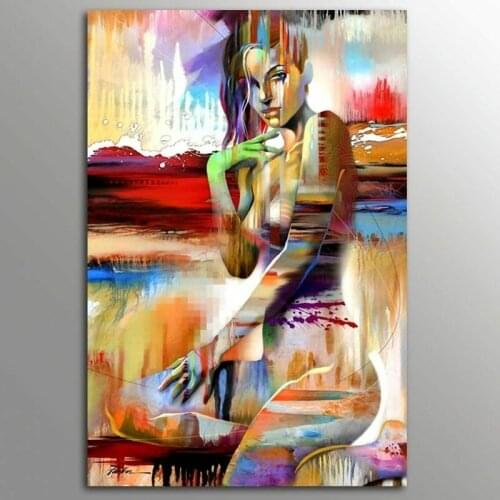 Canvas Painting Sex Lady Canvas Wall Art Poster Prints Wall Decor Art US STOCK