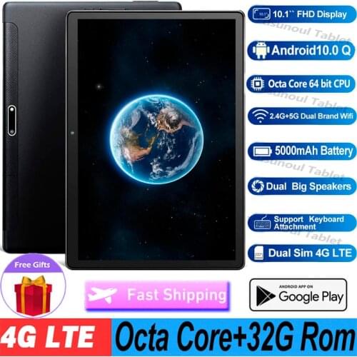 Newest 2021 Hot Sales Tablet Pad Octa core Двойные камеры Android 9.0 Pie OS IPS 3G 4G LTE 5G Wifi Google Play планшетный пк