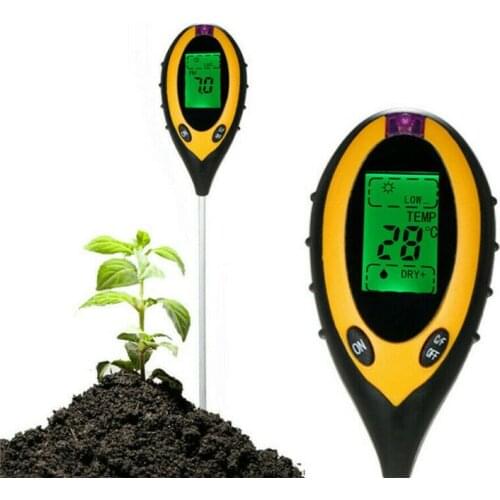 Newest pH Tester 3/4 in 1 PH Light Moisture Acidity Tester Soil Tester Moisture Meter Plant Soil Tester Kit for Flowers