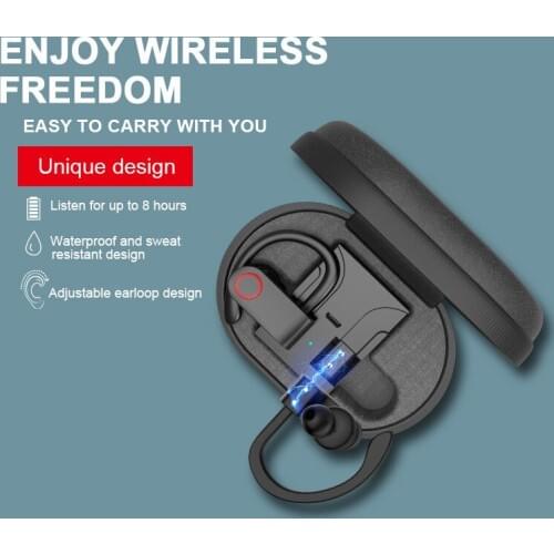 Sport Bluetooth earphone true wireless earbuds noise canceling headphone for smart phone vv best gift for iphone headphones