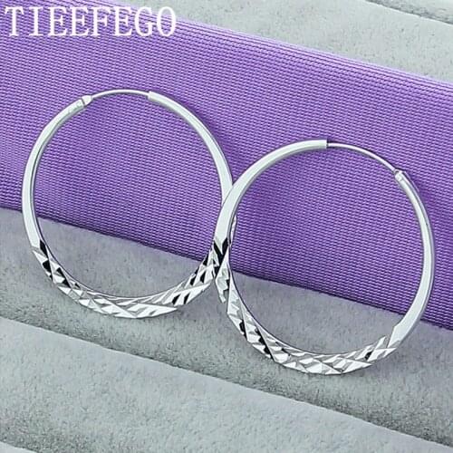 Серьги-кольца TIEEFEGO China At AliExpress