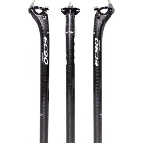 Mountain bike 3 K total carbon fiber bicycle seat spike MTB Road parts 27.2 / 30.8 / 31.6 * 350/400 20mm offset ship Free