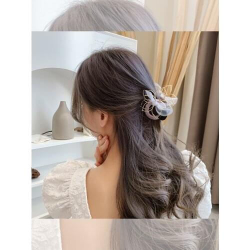 Flower Hair Clip Big Hair Catch Korean Hair Accessories Ladies Headdress Hair Accessories for Women Hair Claw