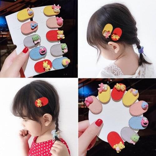 Cute Cartoon Animal Fruit Hairpins Children Sweet Hair Clip Barrettes Headband Kids Fashion Hair Accessories