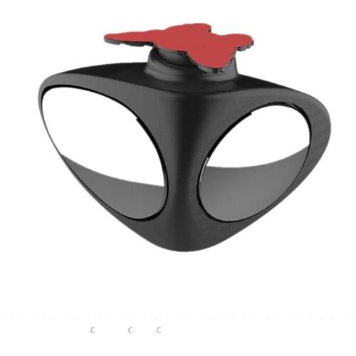 Kayme Blind Spot Mirrors Adjustable Hd Glass, Mult-function Car Side Mirror Big Wide Angle Protection for Traffic Safety (1 Pcs)