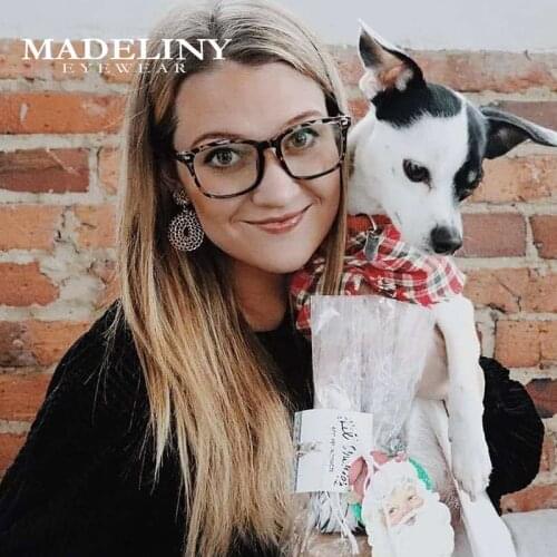 MADELINY Blue Light Blocking Glasses Women Men Computer Reading Glasses UV400 Eyewear Frame Women Anti Blue ray Eyeglasses MA057