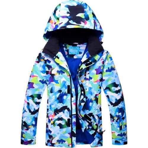 Winter Hooded Fleece Sport Wear Snowboard Jacket Men Full Sleeve Thickening Thermal Coat Waterproof Windproof Skiing Jackets