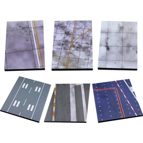 1pc 1/72 Fighter 1/144 Bomber Airport Runway Platform Wood Airport Apron Realistic Static Sand Table Decor Toy Vehicle Supplies