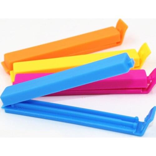 20/10Pcs Portable Kitchen Storage Snack Fresh Food Seal Sealing Bag Clips Sealer Clamp Plastic Tool Home Kitchen Accessories