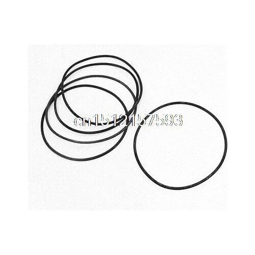 5pcs Flexible Rubber O Ring Seal Washer Replacement Black 150mm x 4mm