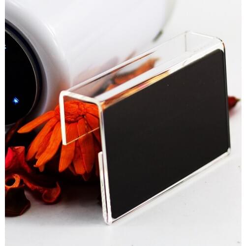 Acrylic transparent price card shelf,plexiglass label trademark display Stand ,Acrylic Sign Holder