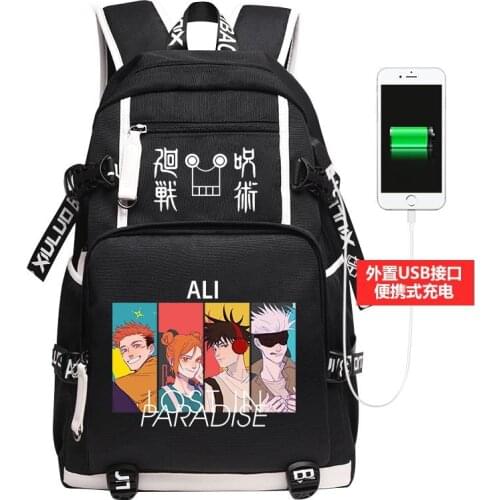 Jujutsu Kaisen Anime Backpack Shoulder Bags Cosplay Boys Girls School Bag Satchel Work Leisure Bag Fashion Bags