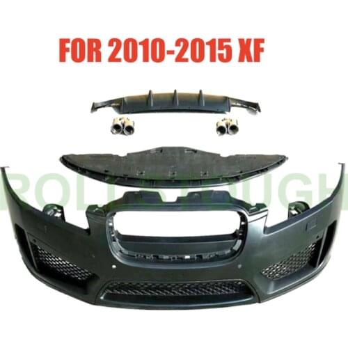 ROLLSTOUGH Front Bumper Cover For XF 2010-2015 Upgrade RS Sport Body Kits Unpainted