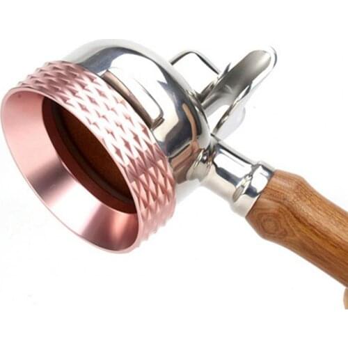 Dosing Ring Magnetic Avoid Mess Keep Tidy Aluminium Alloy Wear-resistant Durable Espresso Dosing Funnel Kitchen Coffeeware