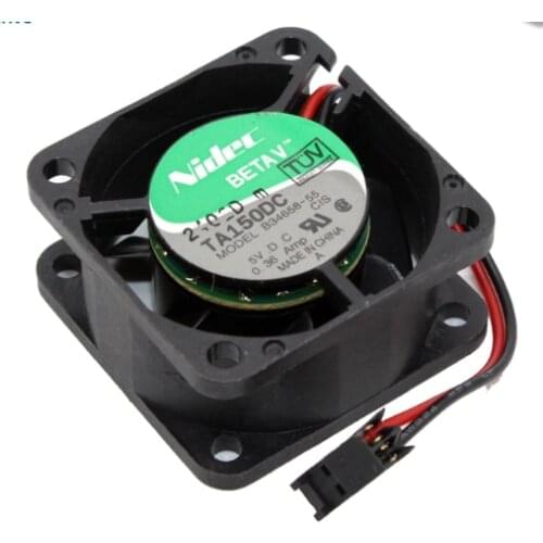 Nidec B34658-55 DC 5V 0.36A 40x40x20mm 2-Wire Server Cooling Fan