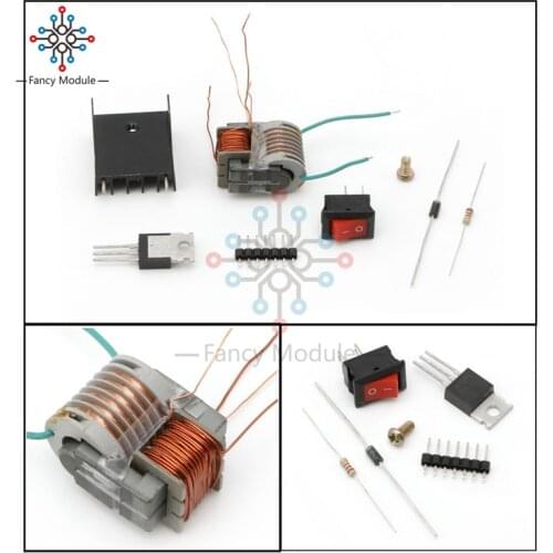 DC High Voltage Generator Inverter Electric Ignitor 15KV 18650 Battery DIY Kit